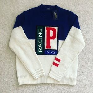 Polo Ralph Lauren Wool P Racing 1992 Sweater